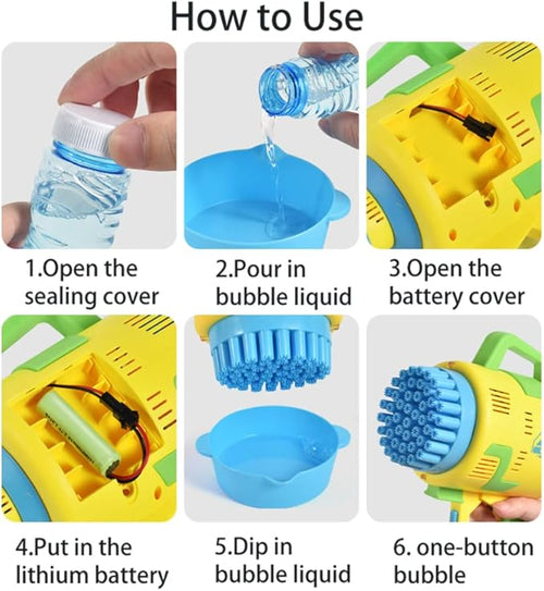 48-Hole Electric Bubble Machine